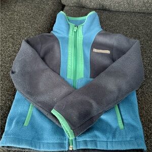 Columbia Blue and Green Fleece Jacket